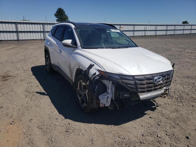 KM8JFCA18NU037014 - 2022 HYUNDAI TUCSON SEL WHITE photo 1