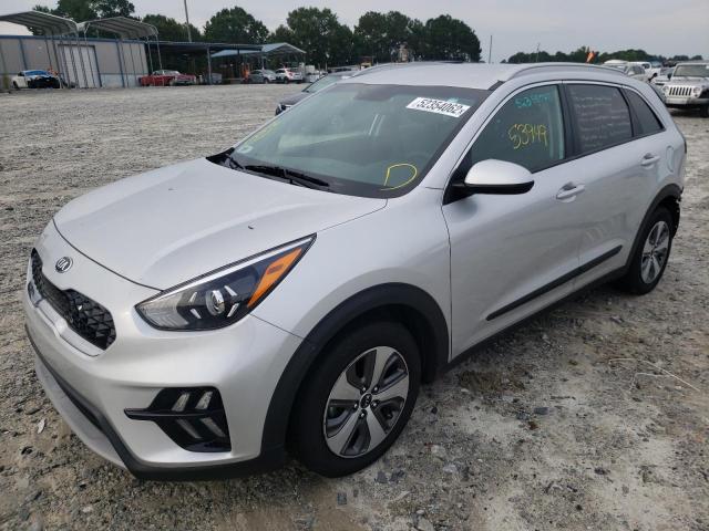 KNDCB3LC3L5397662 - 2020 KIA NIRO LX SILVER photo 2