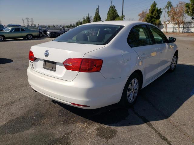 3VW1K7AJ5DM385795 - 2013 VOLKSWAGEN JETTA BASE WHITE photo 4