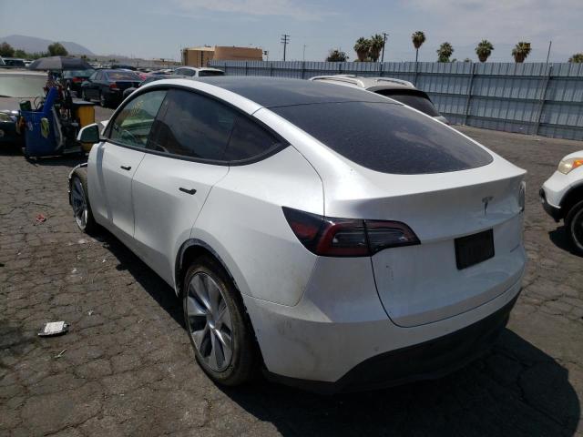 7SAYGAEE6NF349717 - 2022 TESLA MODEL Y WHITE photo 3