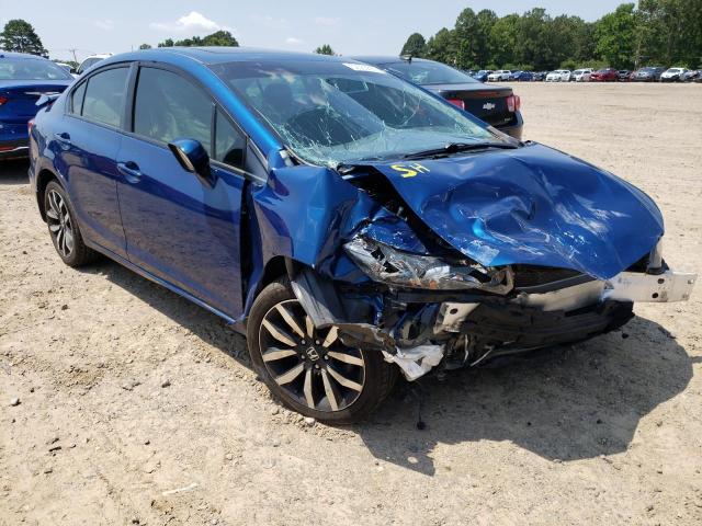 19XFB2F97EE048180 - 2014 HONDA CIVIC EXL Mavi foto 1