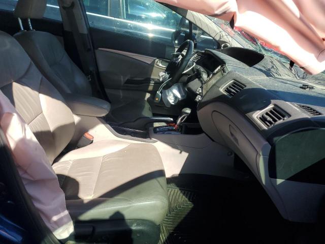 19XFB2F97EE048180 - 2014 HONDA CIVIC EXL Mavi foto 5