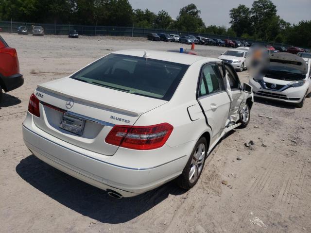 WDDHF2EB8BA341110 - 2011 MERCEDES-BENZ E 350 BLUE WHITE photo 4