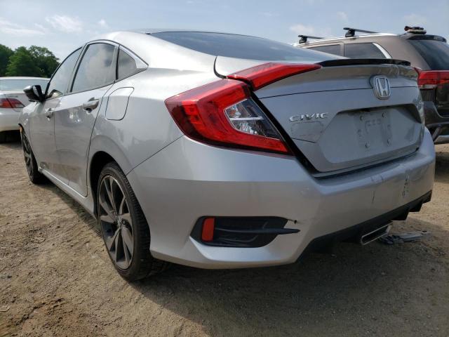 2HGFC2F82KH586209 - 2019 HONDA CIVIC SPOR Күміс фото 3