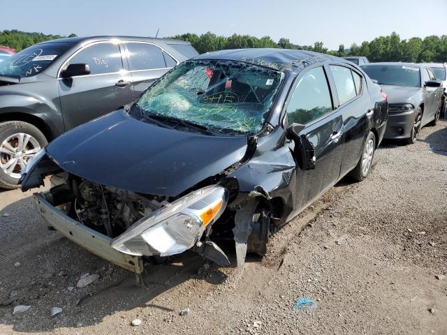 3N1CN7AP0GL807959 - 2016 NISSAN VERSA S BLACK photo 2