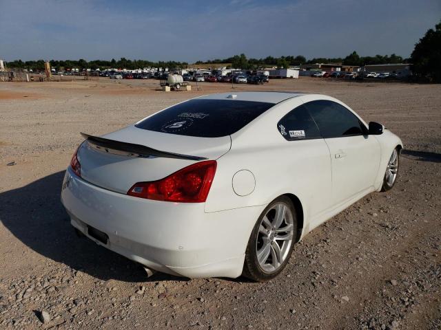 JN1CV6EL4AM152512 - 2010 INFINITI G37 WHITE photo 4