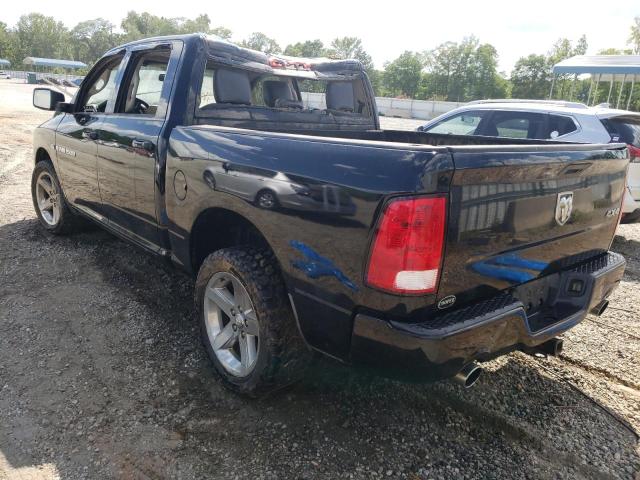 1C6RD7MT6CS176303 - 2012 DODGE RAM 1500 S BLACK photo 3