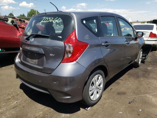 3N1CE2CP8JL358666 - 2018 NISSAN VERSA NOTE GRAY photo 4