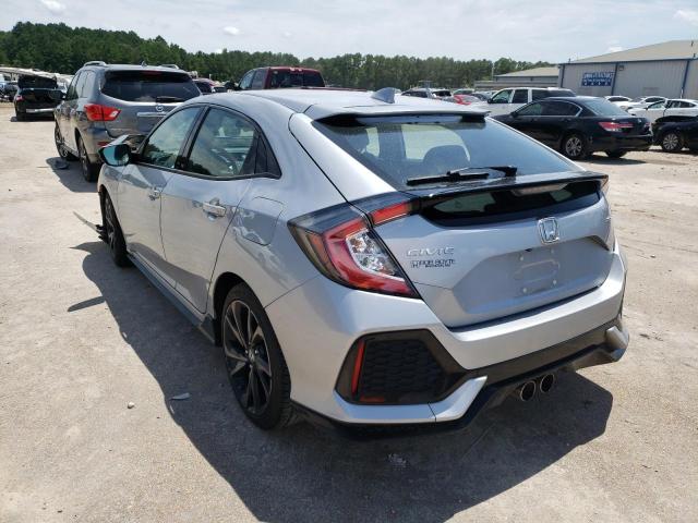 SHHFK7H4XKU214761 - 2019 HONDA CIVIC SPOR SILVER photo 3