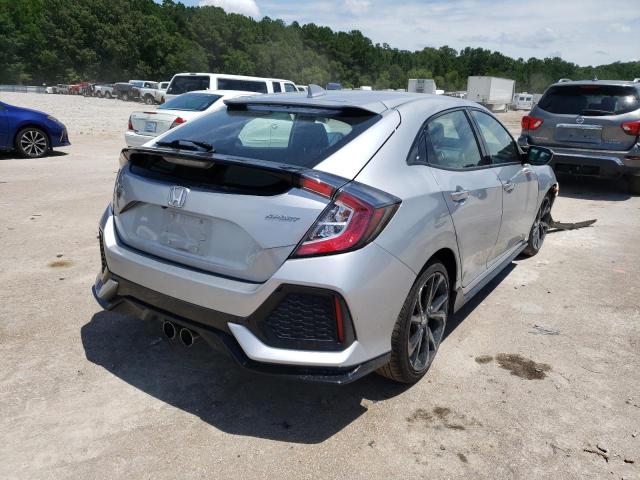 SHHFK7H4XKU214761 - 2019 HONDA CIVIC SPOR SILVER photo 4