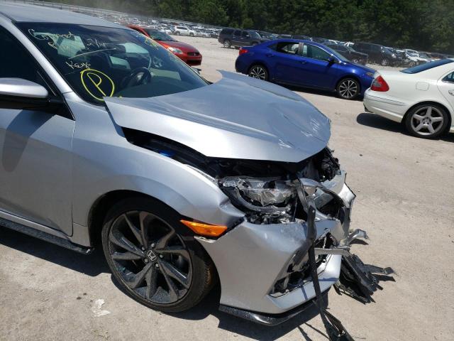 SHHFK7H4XKU214761 - 2019 HONDA CIVIC SPOR SILVER photo 9