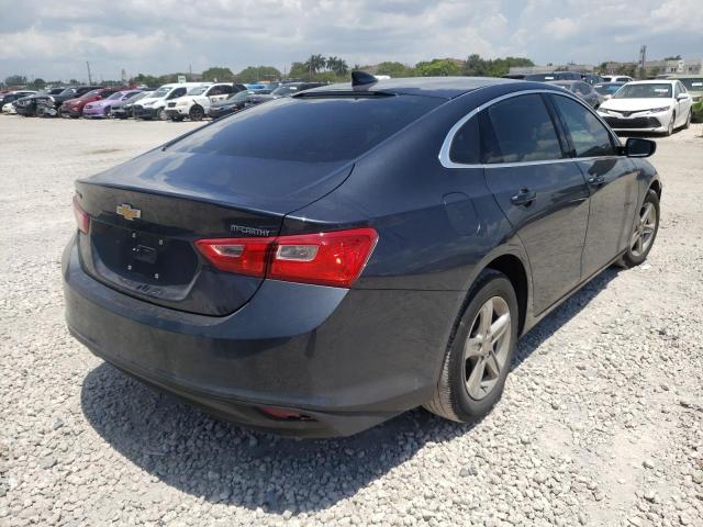 1G1ZB5ST2MF035723 - 2021 CHEVROLET MALIBU LS GRAY photo 4