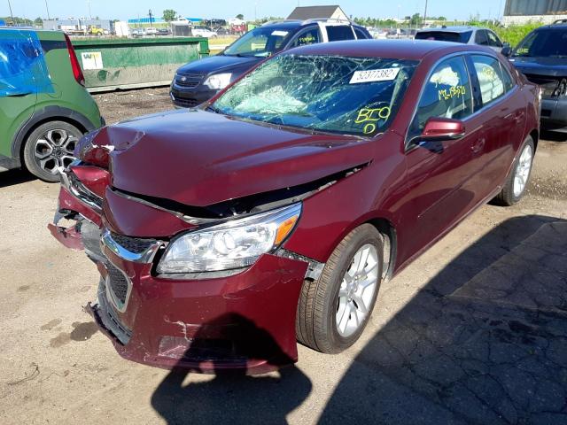 1G11C5SAXGF141544 - 2016 CHEVROLET MALIBU LIM 栗色 照片 2