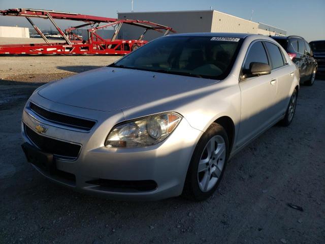 1G1ZA5EBXA4103778 - 2010 CHEVROLET MALIBU LS SILVER photo 2