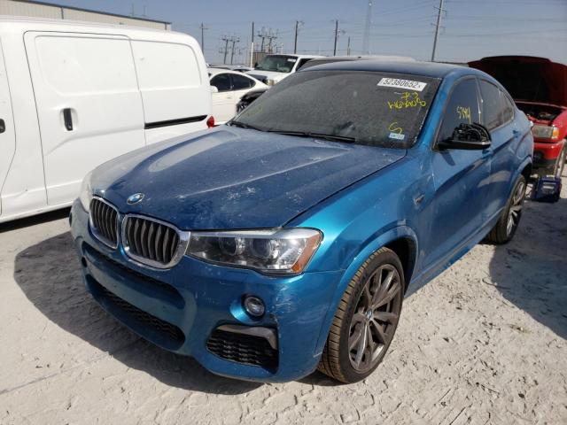 5UXXW7C54J0W63908 - 2018 BMW X4 XDRIVEM BLUE photo 2
