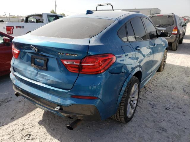 5UXXW7C54J0W63908 - 2018 BMW X4 XDRIVEM BLUE photo 4