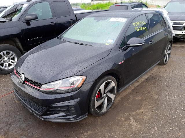 3VW5T7AU1KM037692 - 2019 VOLKSWAGEN GTI S  photo 2