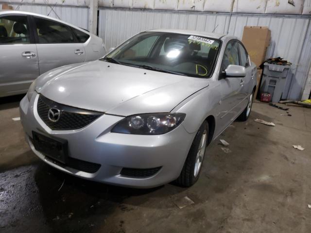 JM1BK12F461497325 - 2006 MAZDA MAZDA3 SILVER photo 2