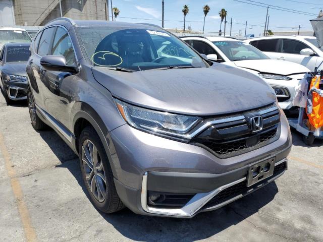 2HKRW1H9XLH415249 - 2020 HONDA CR-V TOURI GRAY photo 1