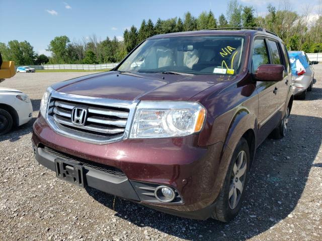 5FNYF4H91DB035293 - 2013 HONDA PILOT MAROON photo 2