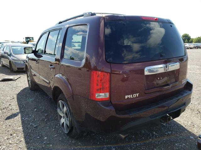 5FNYF4H91DB035293 - 2013 HONDA PILOT MAROON photo 3