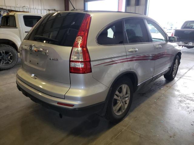 5J6RE4H72BL118788 - 2011 HONDA CR-V EXL SILVER photo 4