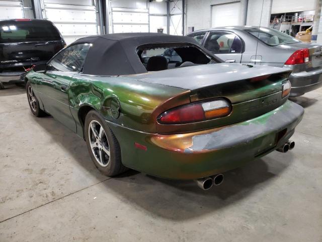 2G1FP32K6V2143832 - 1997 CHEVROLET CAMARO BAS GREEN photo 3