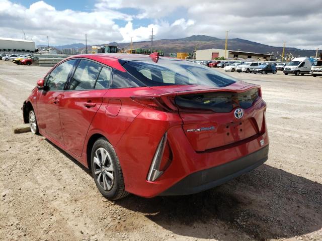 JTDKARFP0K3105315 - 2019 TOYOTA PRIUS PRIM 红色 照片 3