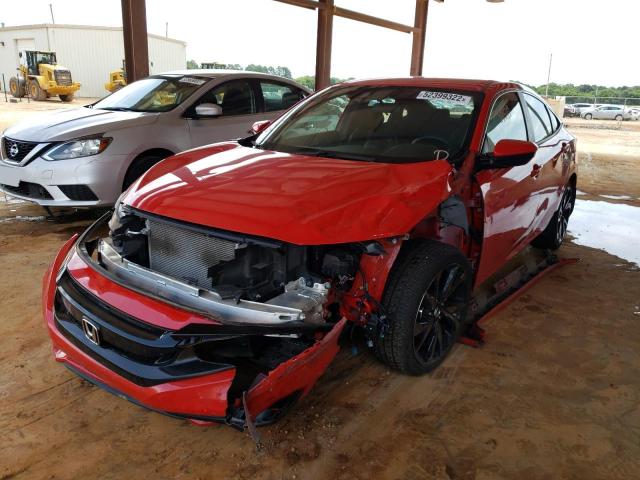 2HGFC2F8XKH531247 - 2019 HONDA CIVIC SPOR 红色 照片 2