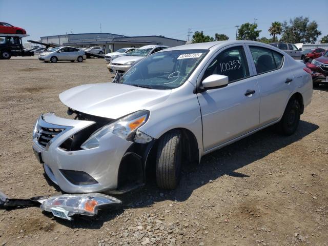 3N1CN7AP2GL887300 - 2016 NISSAN VERSA S SILVER photo 2