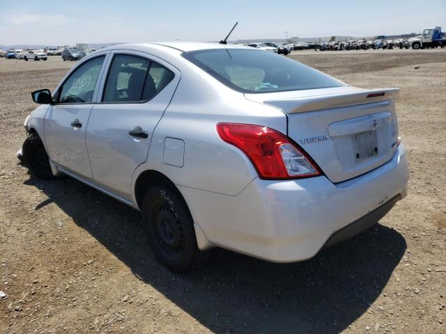 3N1CN7AP2GL887300 - 2016 NISSAN VERSA S SILVER photo 3