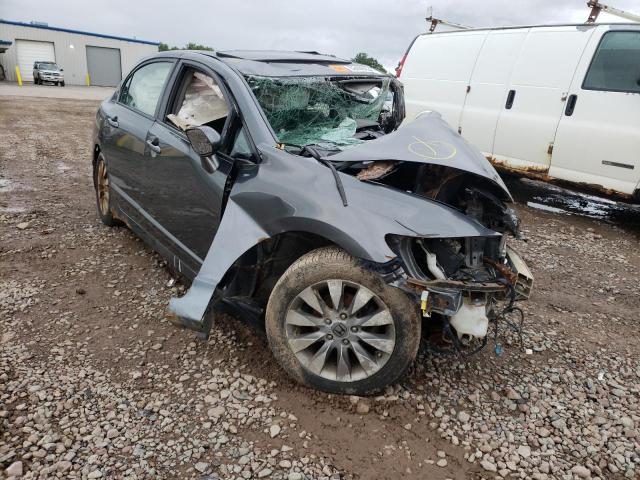 2HGFA15939H318015 - 2009 HONDA CIVIC EXL رمادي صورة 1