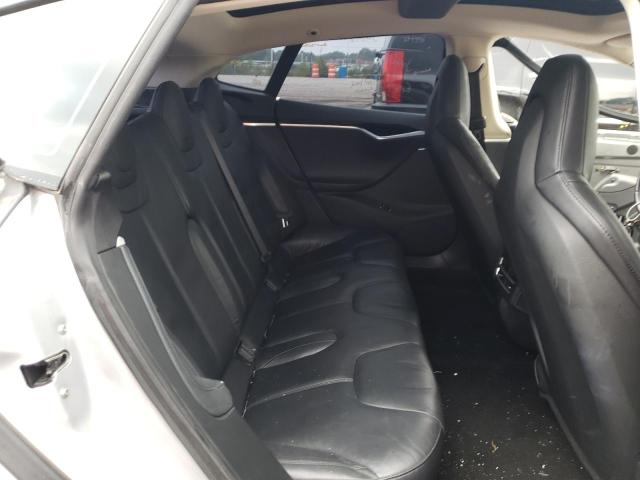 5YJSA1H12EF****** - 2014 TESLA MODEL S SILVER photo 6