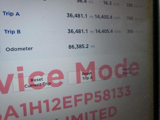 5YJSA1H12EF****** - 2014 TESLA MODEL S SILVER photo 8