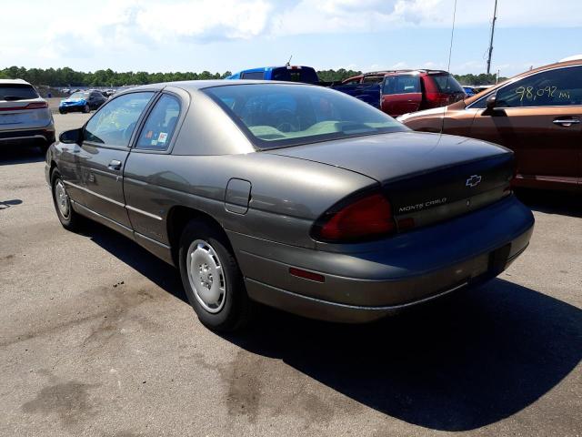 2G1WW12M8V9253734 - 1997 CHEVROLET MONTE CARL ნაცრისფერი ფოტო 3