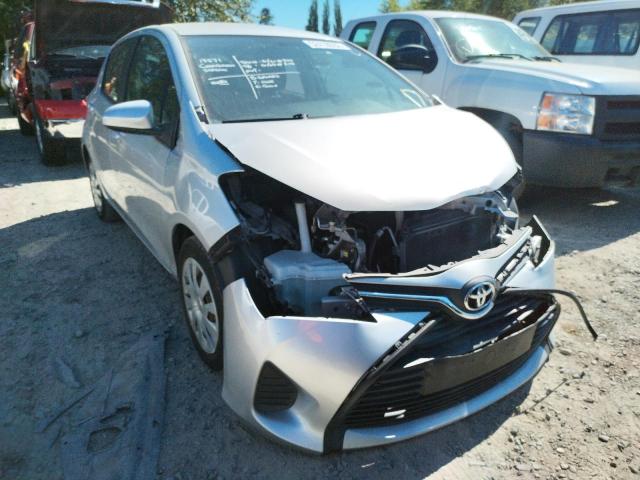 VNKKTUD33FA035508 - 2015 TOYOTA YARIS SILVER photo 1