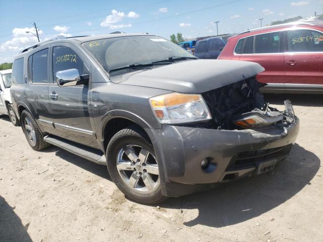 5N1AA0NC1AN613927 - 2010 NISSAN ARMADA SE GRAY photo 1