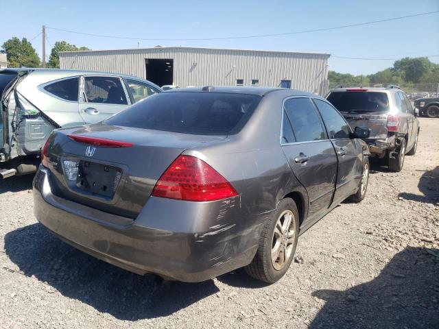 1HGCM56896A036396 - 2006 HONDA ACCORD EX GRAY photo 4