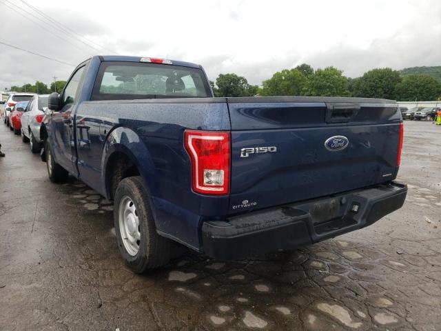 1FTMF1C80GKF00181 - 2016 FORD F150 BLUE photo 3