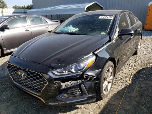 5NPE34AFXKH735775 - 2019 HYUNDAI SONATA LIM BLACK photo 2