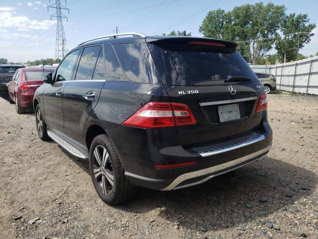 4JGDA5HB5EA269903 - 2014 MERCEDES-BENZ ML 350 4MA BLACK photo 3