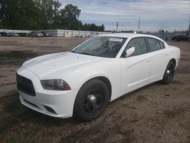 2C3CDXAG4DH620152 - 2013 DODGE CHARGER PO WHITE photo 2