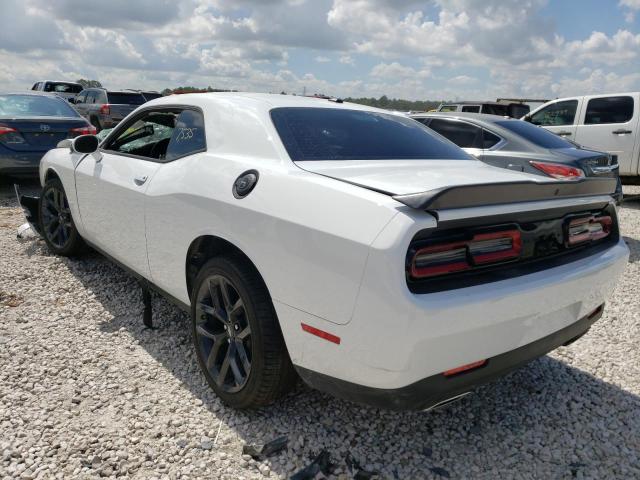 2C3CDZAG8NH128365 - 2022 DODGE CHALLENGER WHITE photo 3