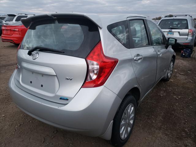 3N1CE2CP6FL359323 - 2015 NISSAN VERSA NOTE GRAY photo 4