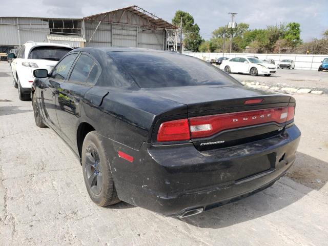 2C3CDXHG1EH158740 - 2014 DODGE CHARGER SXT  photo 3