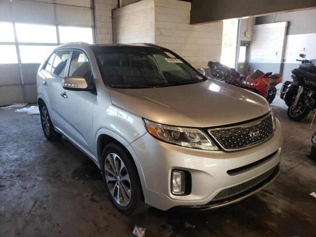 5XYKW4A70EG540010 - 2014 KIA SORENTO SX SILVER photo 1