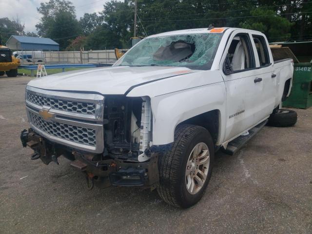 1GCVKREC7EZ177171 - 2014 CHEVROLET SILVERADO WHITE photo 2