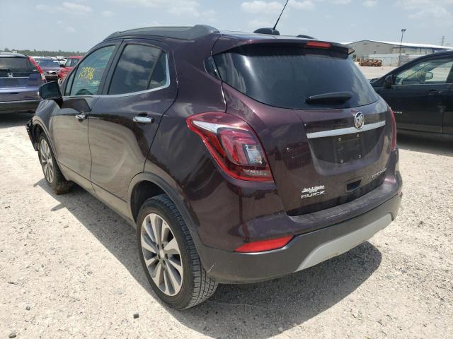 KL4CJASBXJB666152 - 2018 BUICK ENCORE PRE PURPLE photo 3