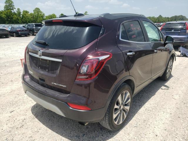 KL4CJASBXJB666152 - 2018 BUICK ENCORE PRE PURPLE photo 4