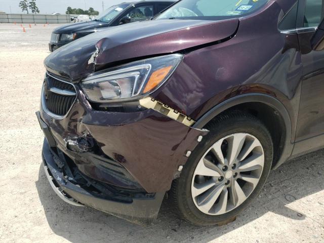 KL4CJASBXJB666152 - 2018 BUICK ENCORE PRE PURPLE photo 9